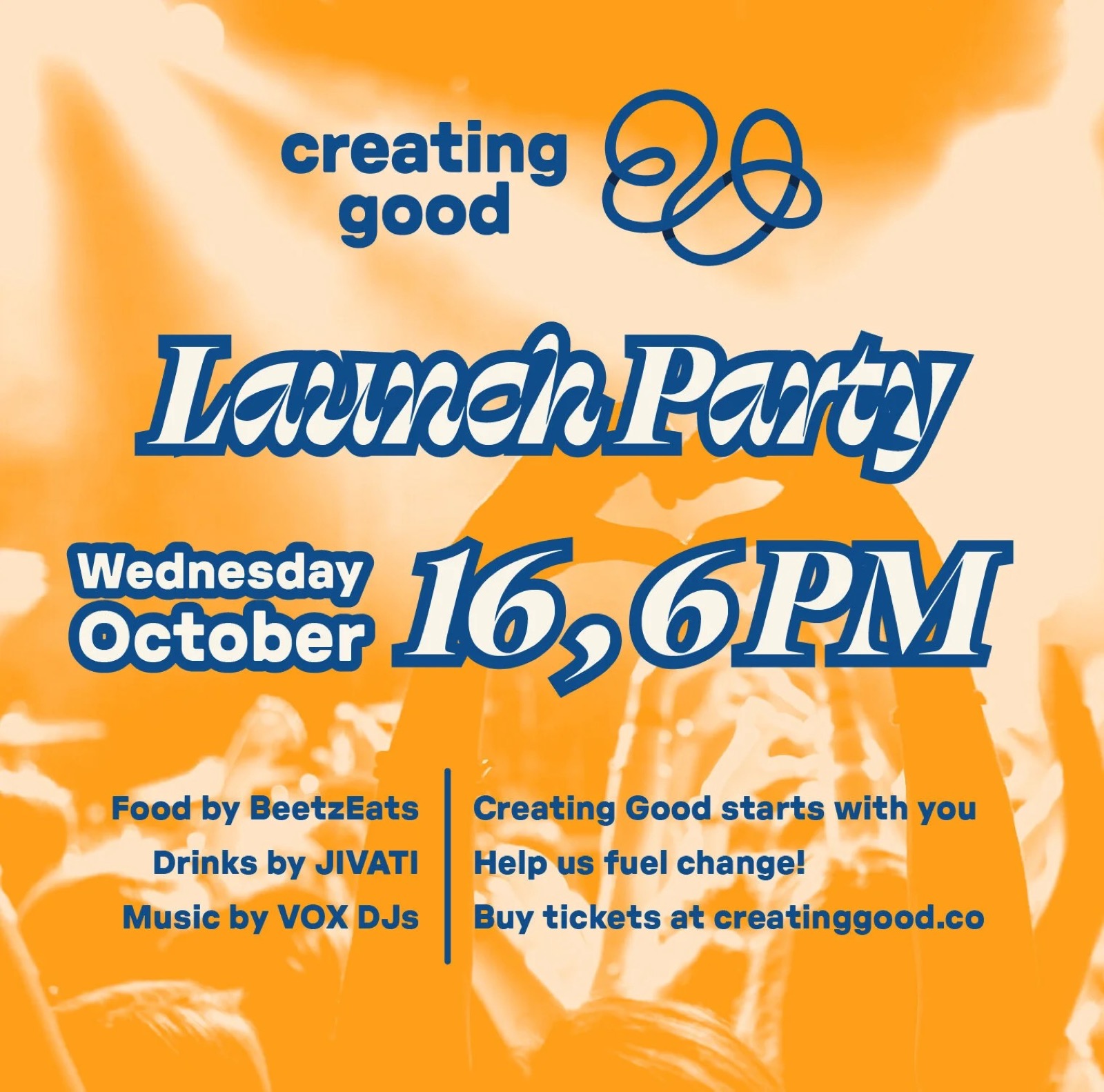 Creating Good connecting things social graphic