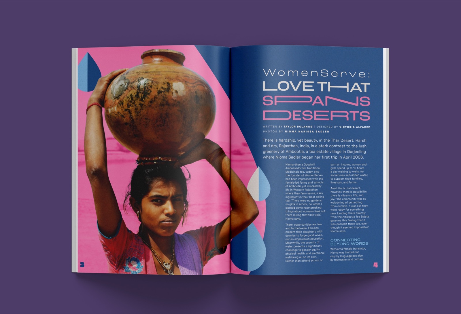 Creating Good Magazine spread 3