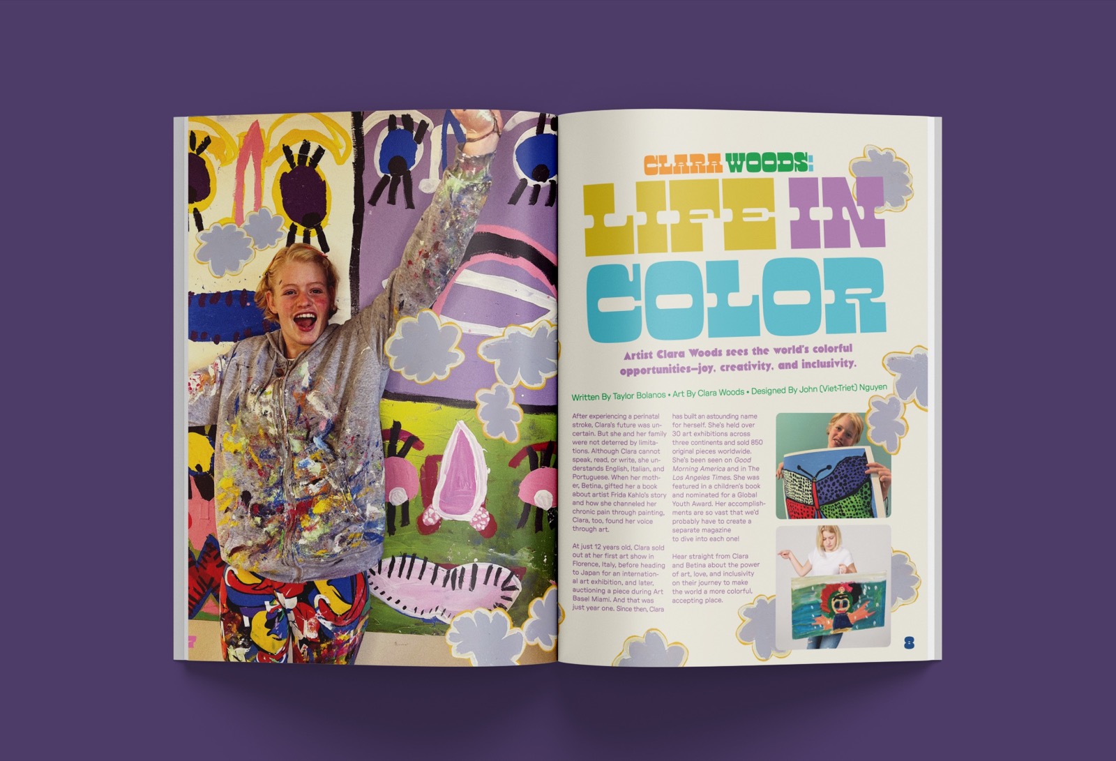 Creating Good Magazine spread 5