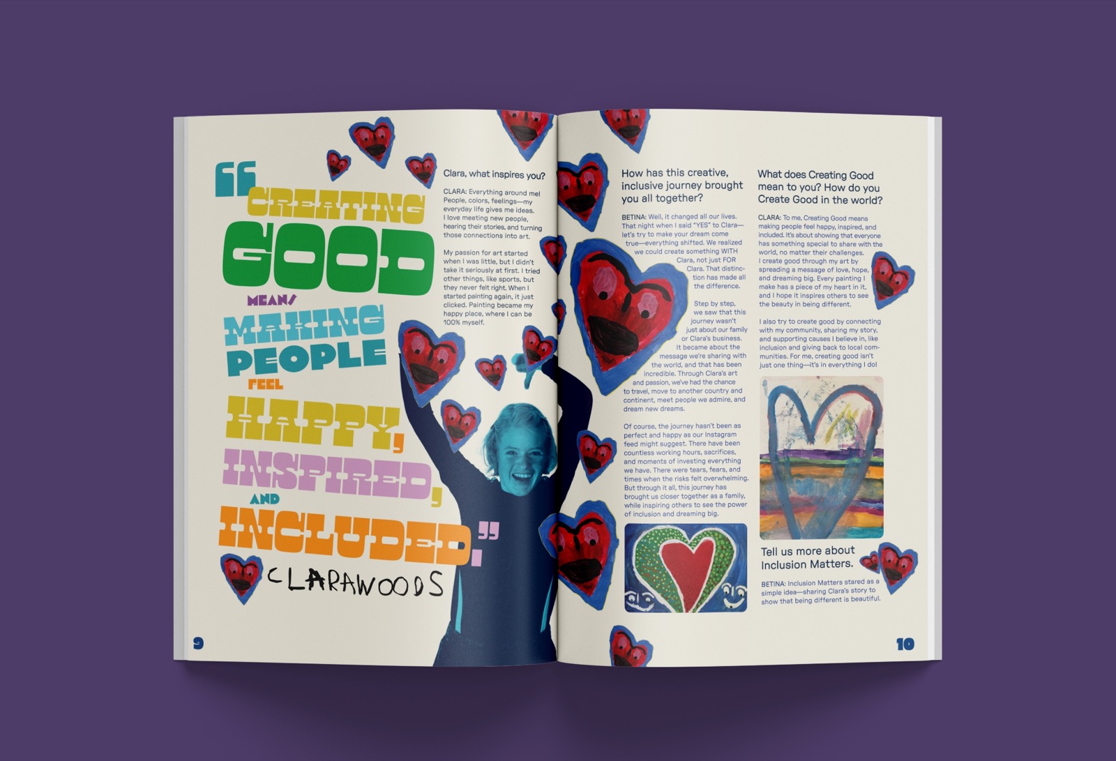 Creating Good Magazine spread 6