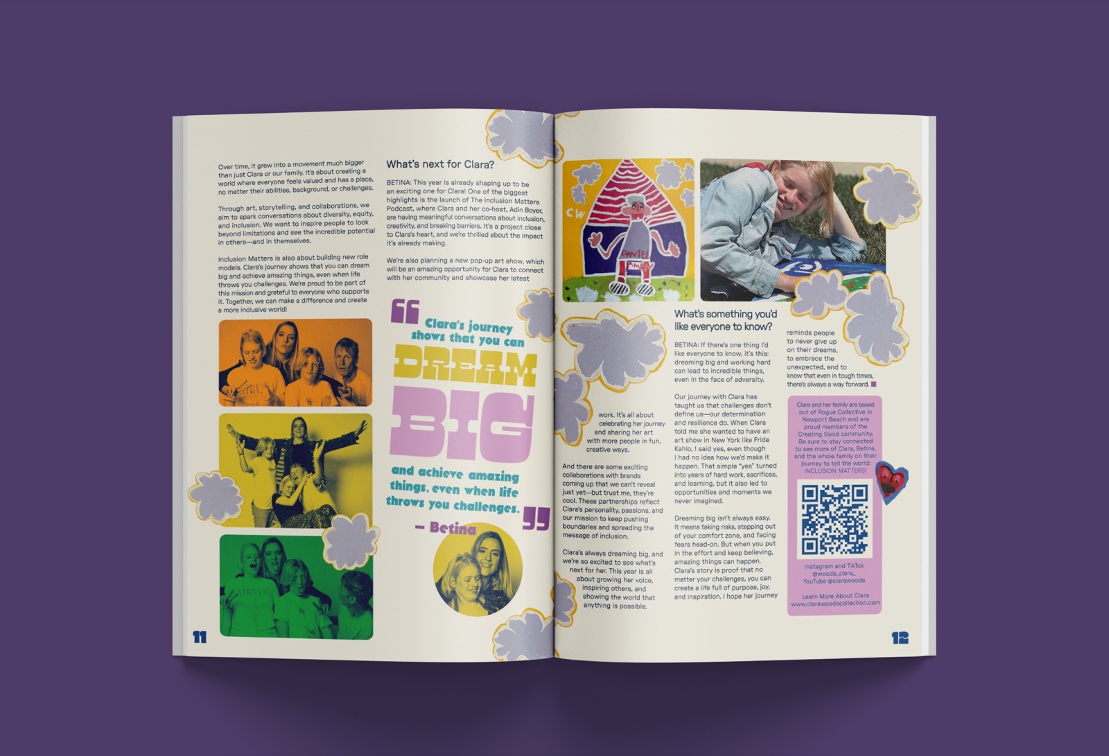 Creating Good Magazine spread 7