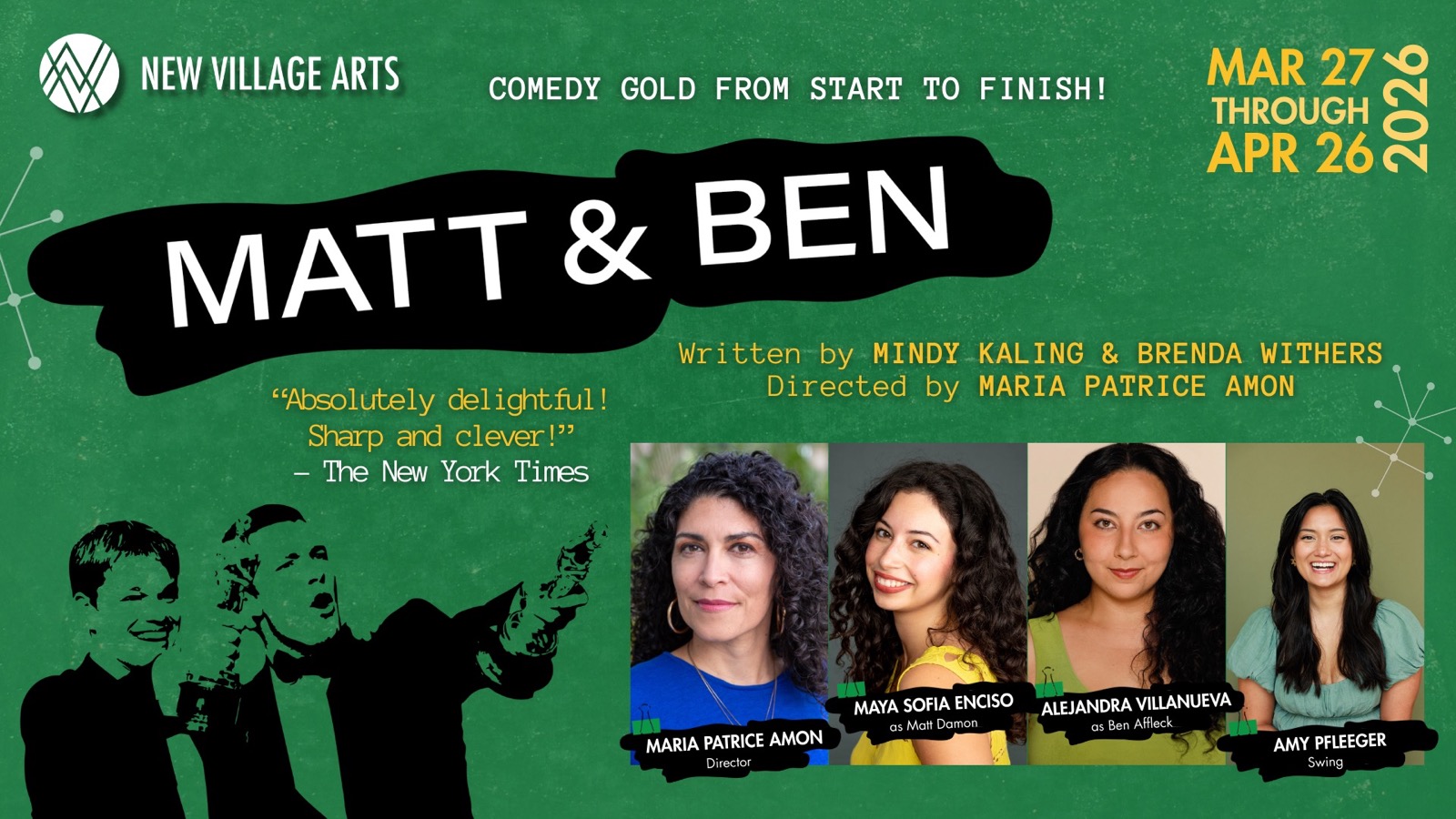 Digital campaign still for Matt & Ben
